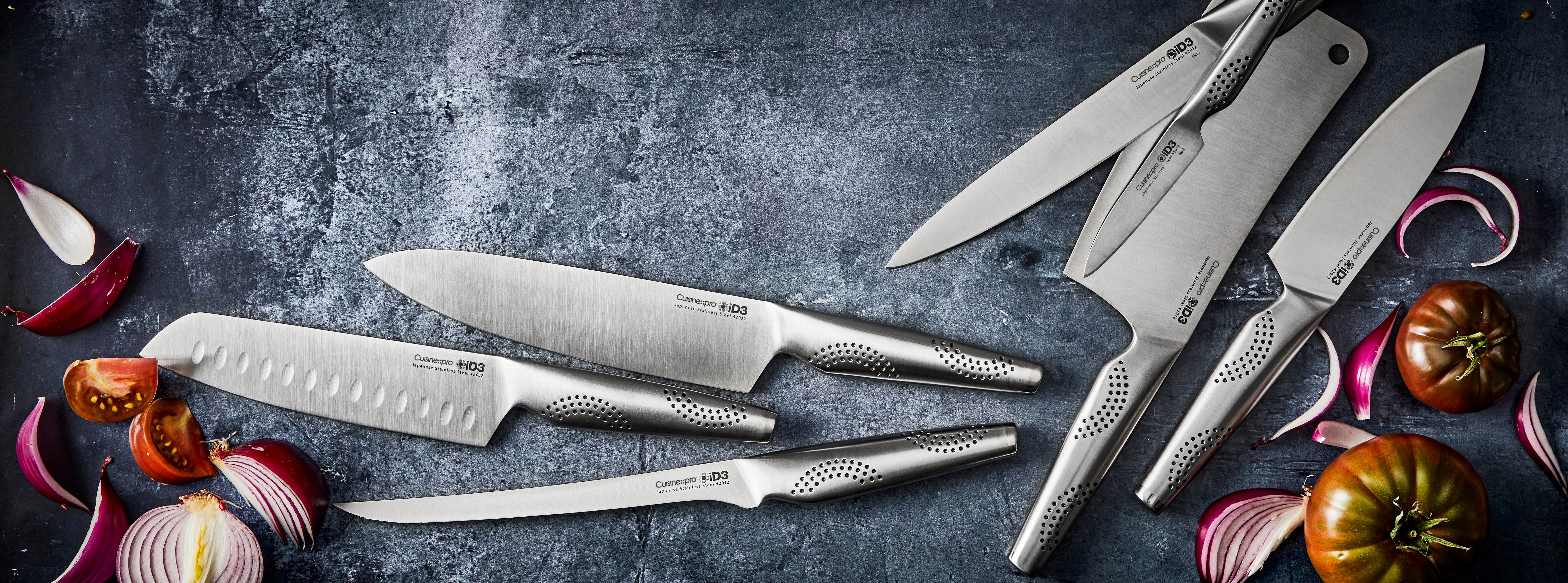 iD3® Ryu 9-Piece Knife Block Set by Cuisine::pro® – THE CUSTOM CHEF TM