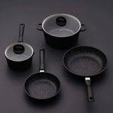 Damashiro® 9 Piece NAMI Knife Block + FREE GIFT of a Cuisine::pro® STONEX2™ 6 Piece Cookware Set