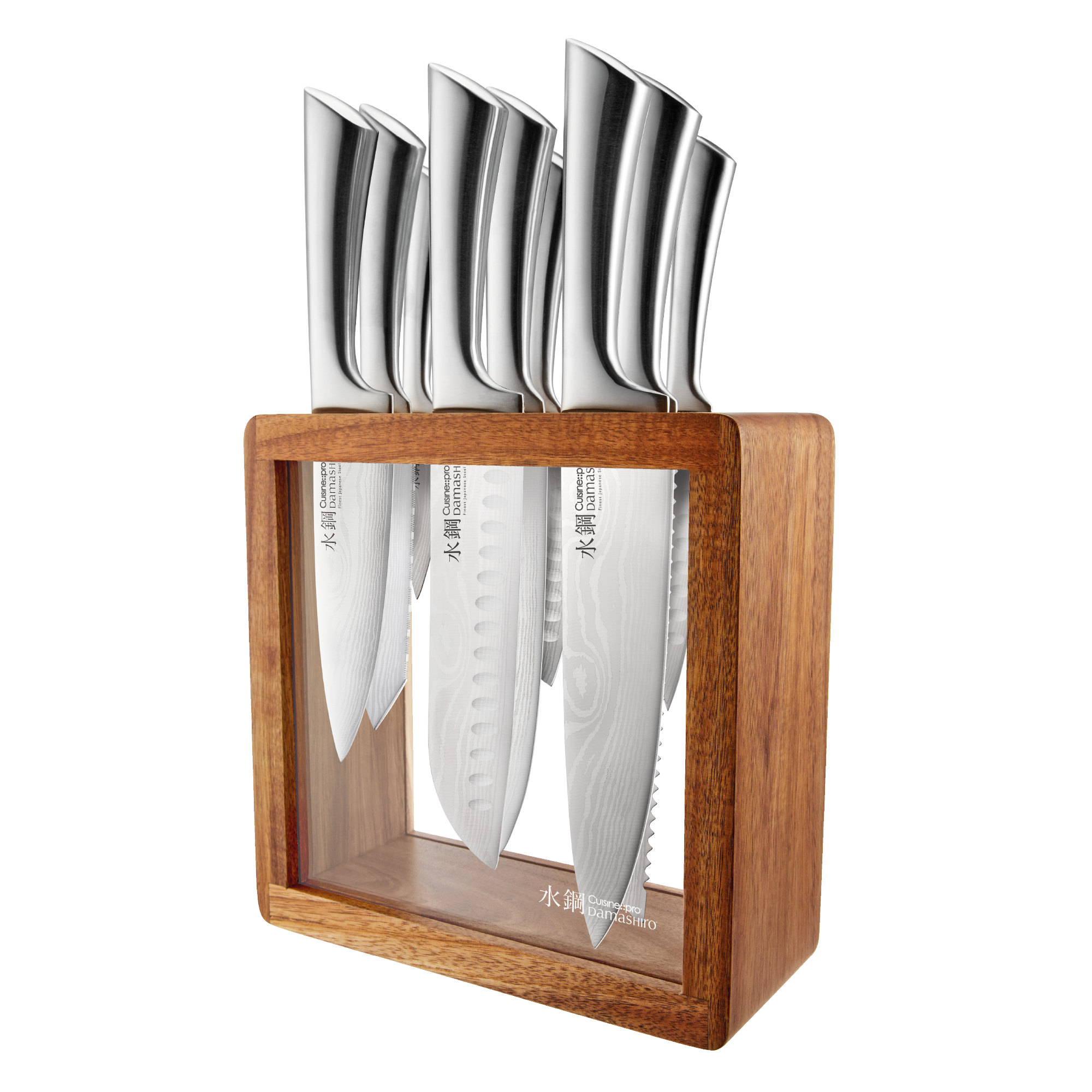 Cuisine::pro® Damashiro® HIRYU KNIFE BLOCK 10PC
