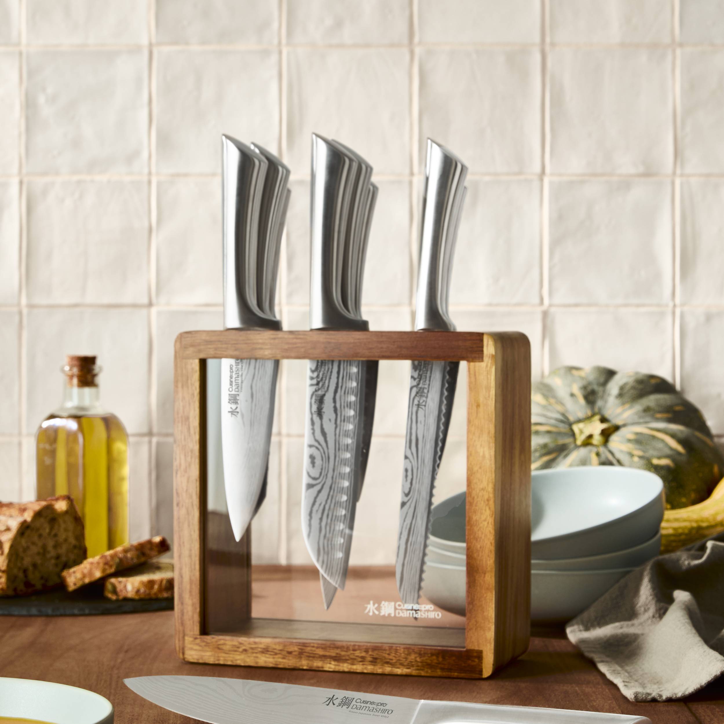 Cuisine::pro® Damashiro® HIRYU KNIFE BLOCK 10PC – THE CUSTOM CHEF TM