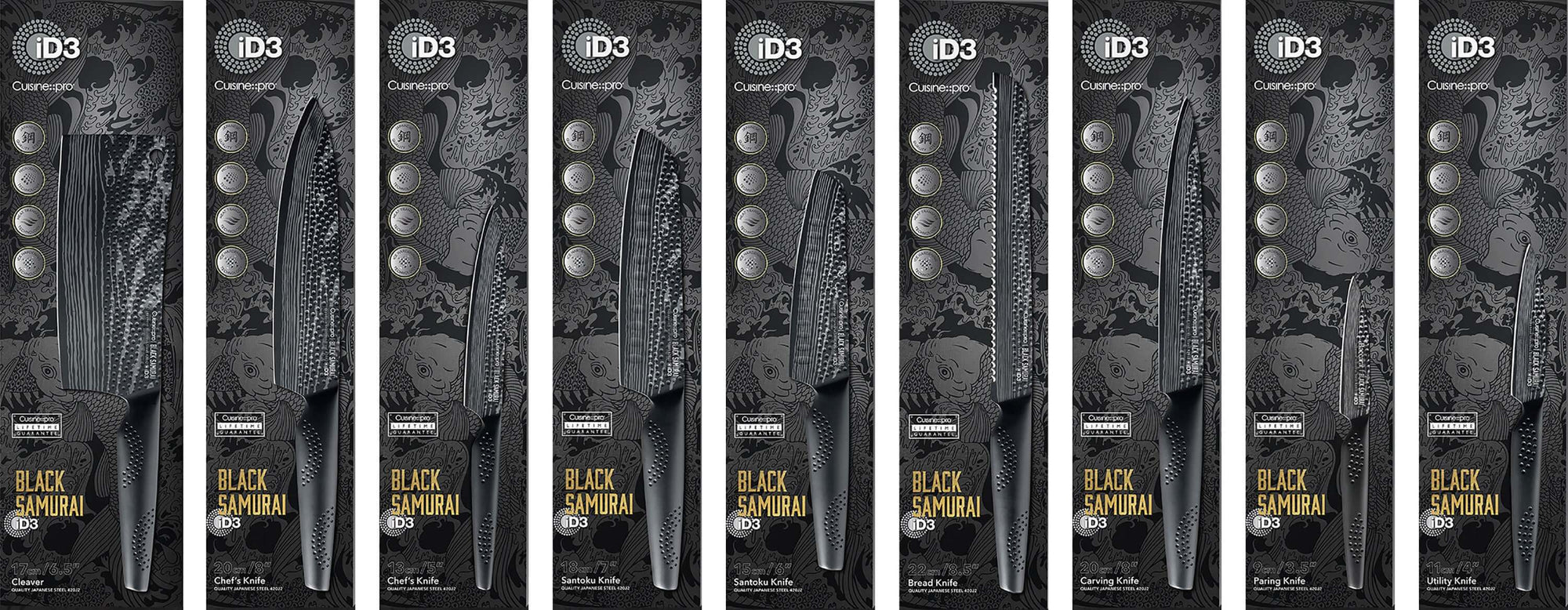 iD3® Black Samurai™ Packaging