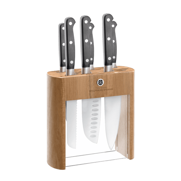 Personalization For Cuisine::pro® WOLFGANG STARKE™ Klar 7 Piece Knife Block-TCC-1029439