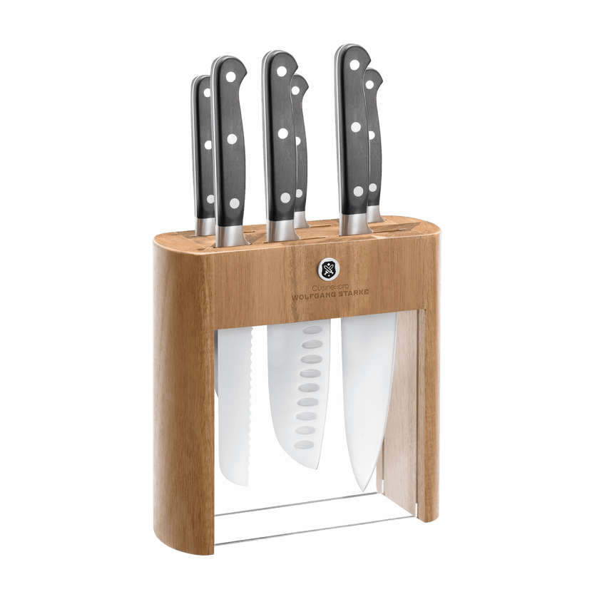 Personalization of WOLFGANG STARKE™ Klar 7 Piece Knife Block