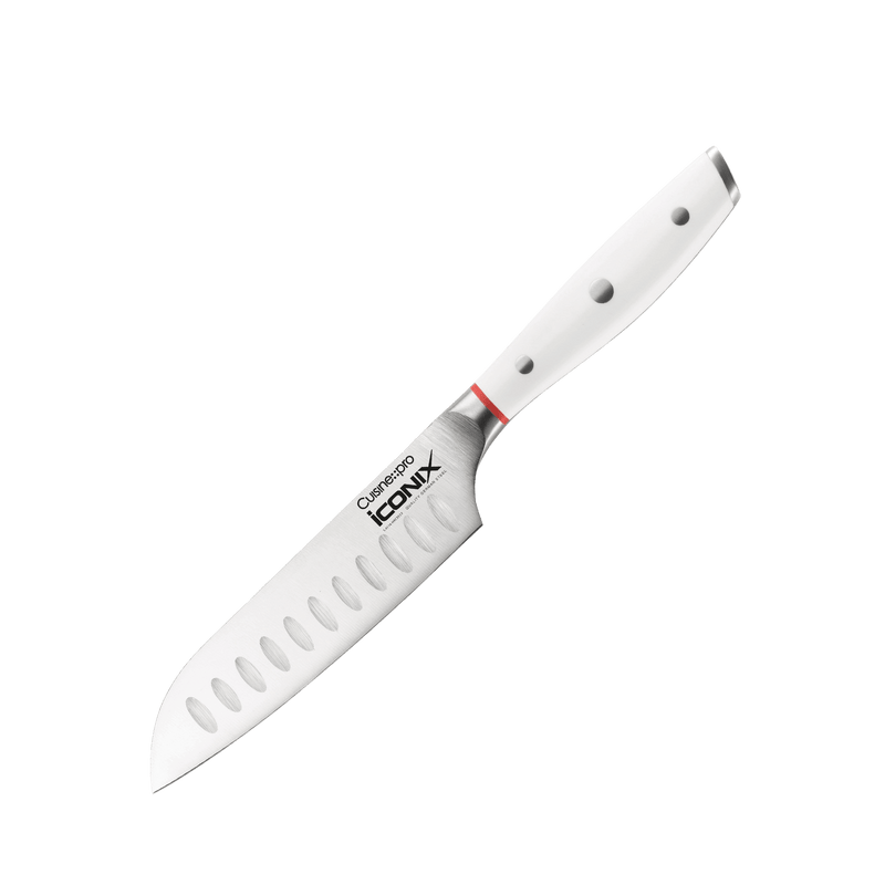 Cuisine::pro® iconiX® Try Me Couteau Santoku 12,5 cm 5" Blanc