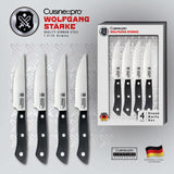 Cuisine::pro® WOLFGANG STARKE™ Ensemble de 4 couteaux à steak 12,5 cm 5 po
