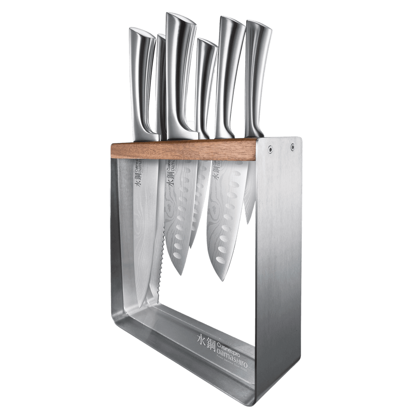 Personalization of Damashiro® Kinzoku 7 Piece Knife Block