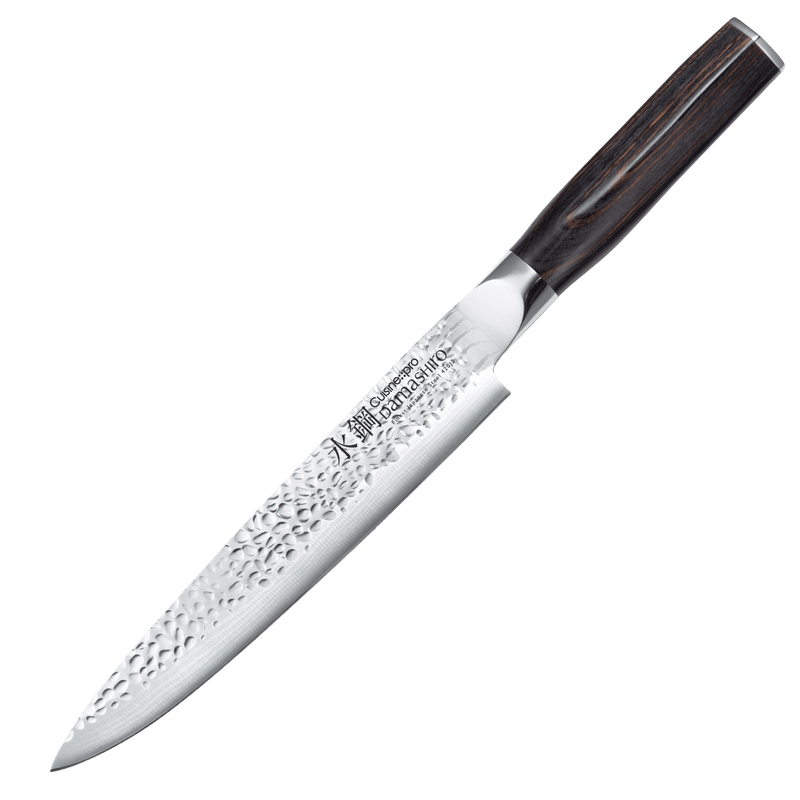 Mago Chef Knife, 8 inch Pro Kitchen Slice Knife, Gift Box Included - Grey,  Laser Engraving