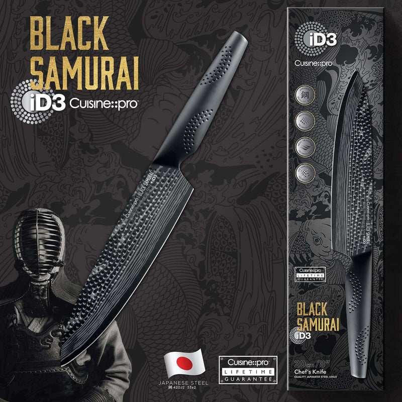Cuisine::pro® iD3® BLACK SAMURAI™ Chefs Knife 20cm 8"