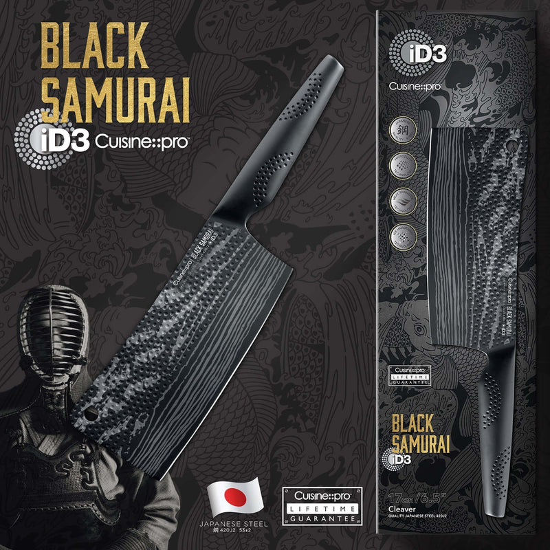 NBA Cuisine::pro® iD3 BLACK SAMURAI® Cleaver Knife 17cm/6.5"