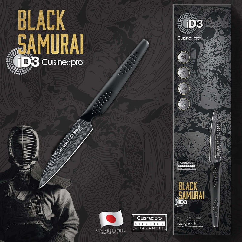 Cuisine::pro® iD3® BLACK SAMURAI™ Paring Knife 9cm 3.5in