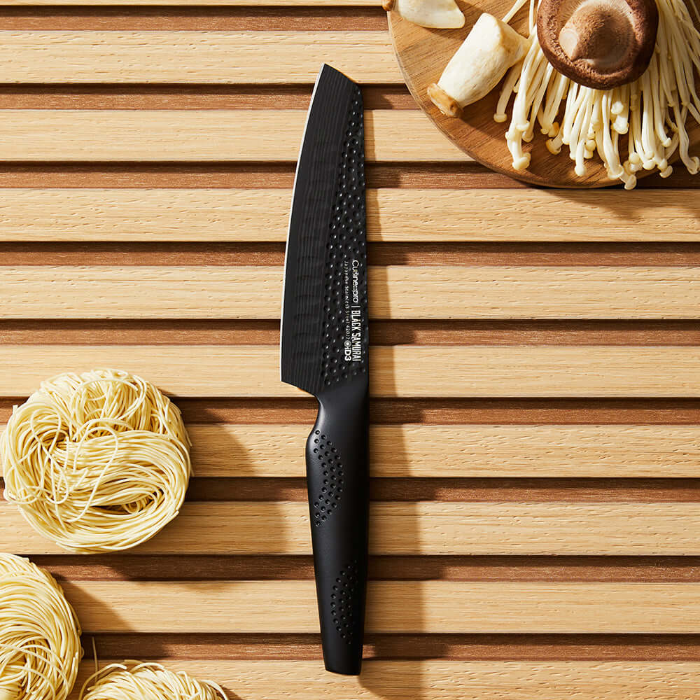 Cuisine::pro ID3 Black Samurai 6.5 in. Cleaver Knife