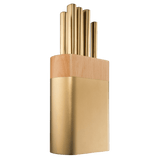 Cuisine::pro® DAISHO Nara 6 Piece Knife Block Brass