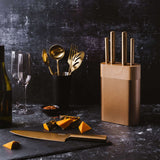 Cuisine::pro® DAISHO Nara 6 Piece Knife Block Brass