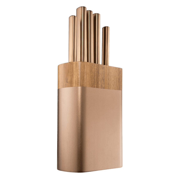 Køkken::pro® DAISHO Nara 6-delt knivblok kobber