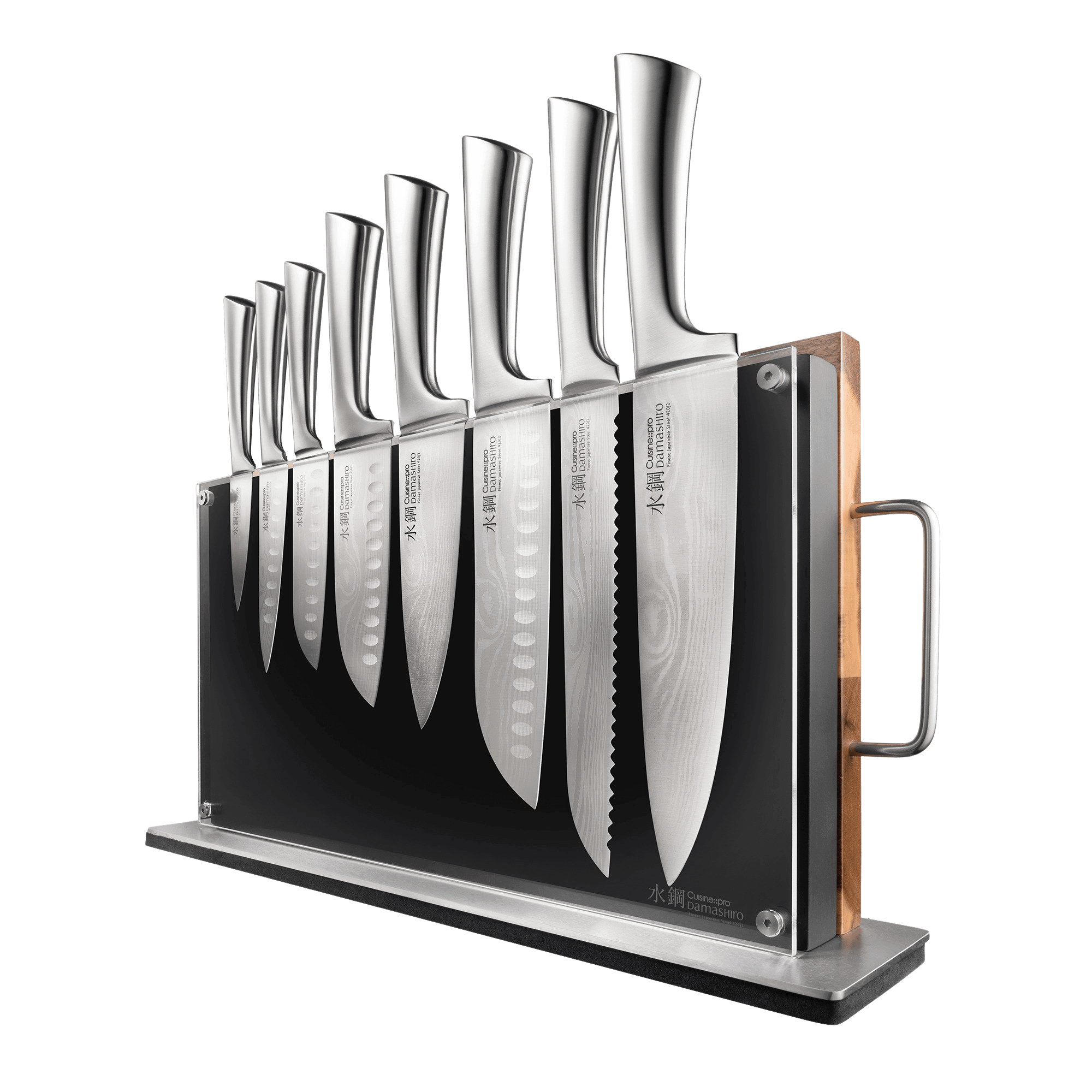 Cuisine::pro® Damashiro® Bodo 10 Piece Knife Block with Chopping Board-1034444