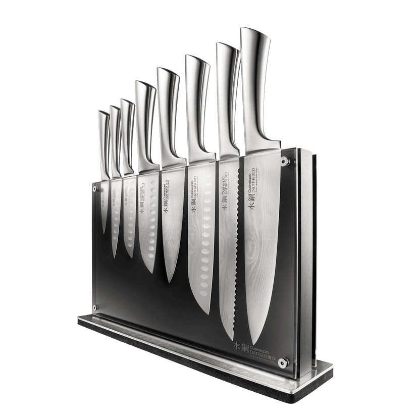 Personalization of Damashiro® 9 Piece Nami Knife Block