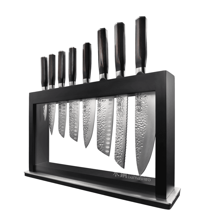 Personalization of Damashiro® EMPEROR Hisa 9 Piece Knife Block