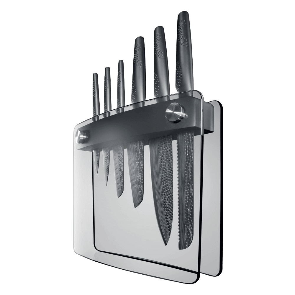 Personalization For Cuisine::pro® iD3® BLACK SAMURAI™ Sakai Knife Block 7 Piece-TCC-1034448