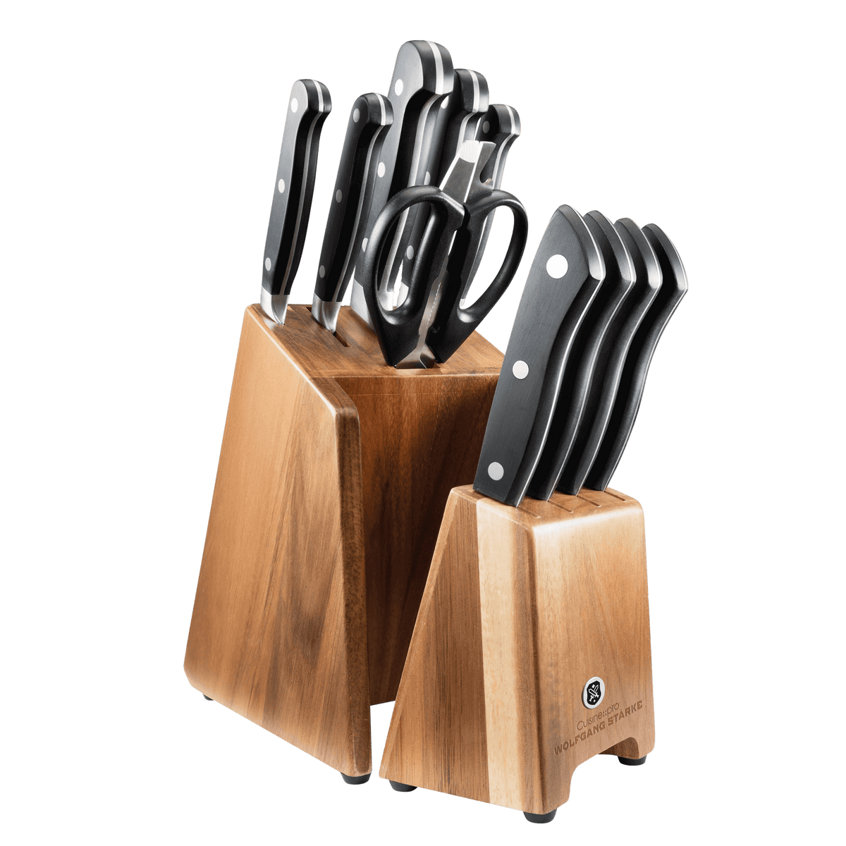 Buy the Set of 9 Chicago Cutlery Knives In Wood Block