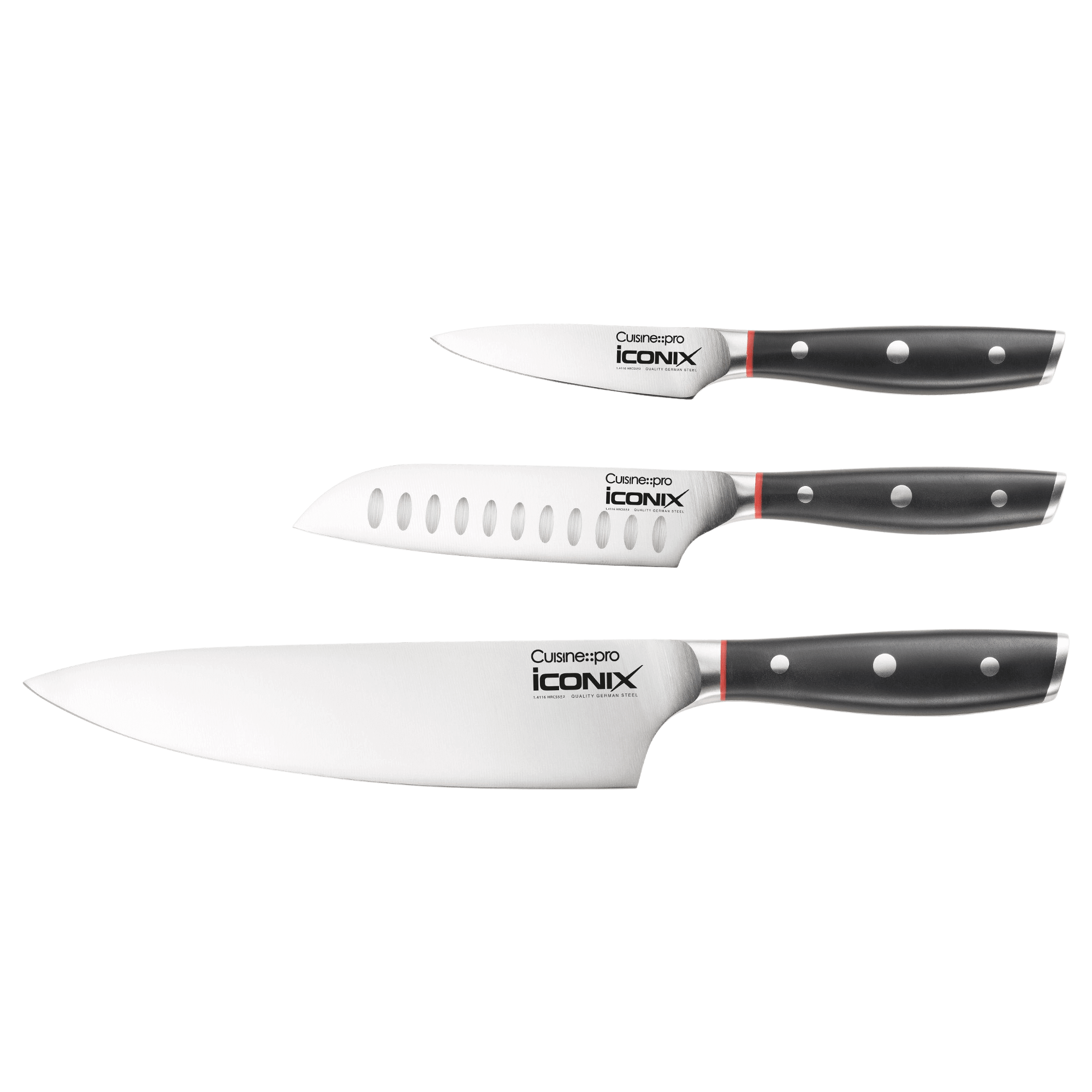 Personalization for Cuisine::pro® iconiX® 3 Piece Starter Knife Set-TCC-1034453