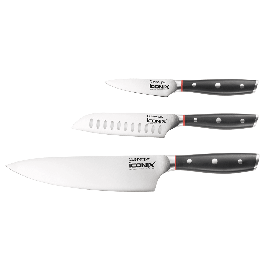 iD3 BLACK SAMURAI 8 in. Stainless Steel Full Tang Chef's Knife