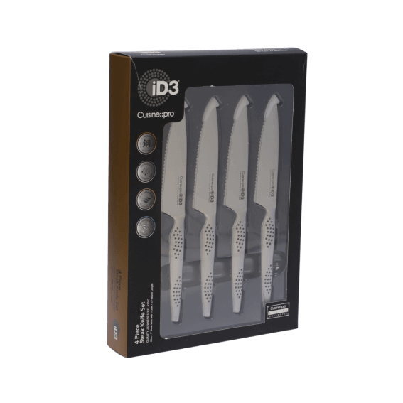 Cuisine::pro® iD3® Ensemble de 4 couteaux à steak 11,5 cm 4,5 pouces