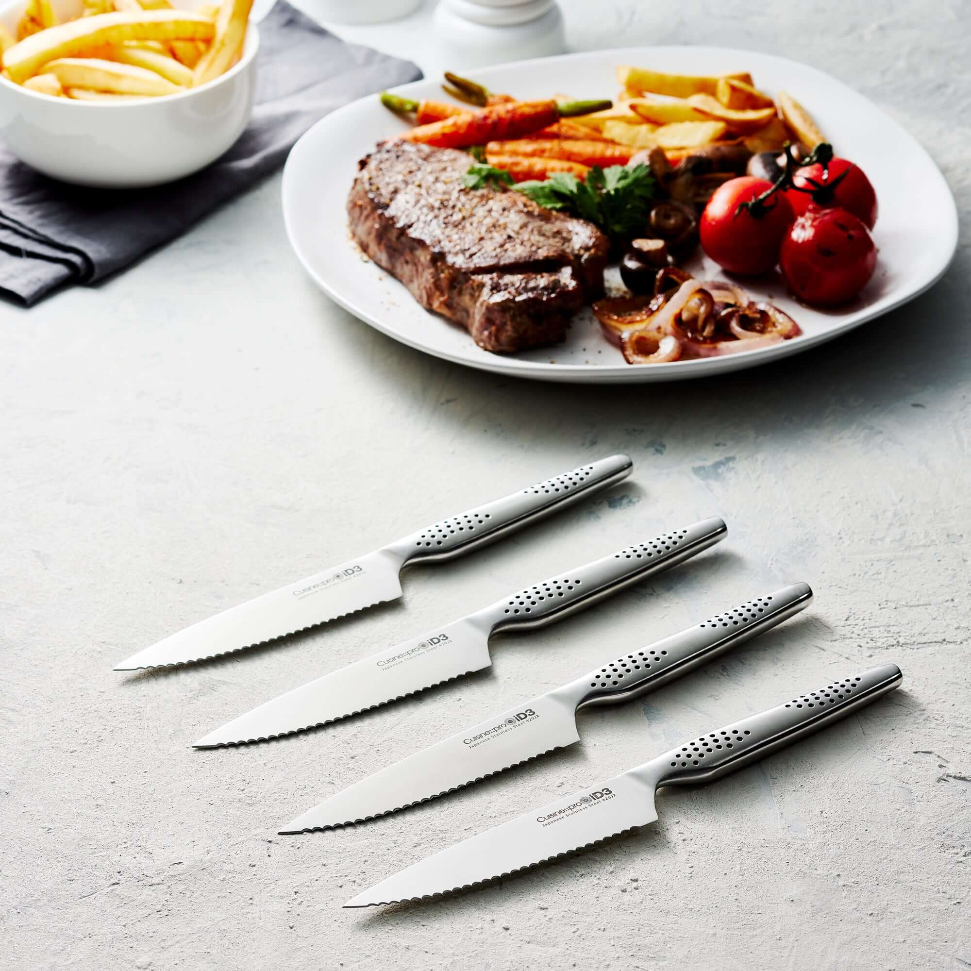 Cuisine::pro® iD3® 4 Piece Steak Knife Set 11.5cm 4.5in
