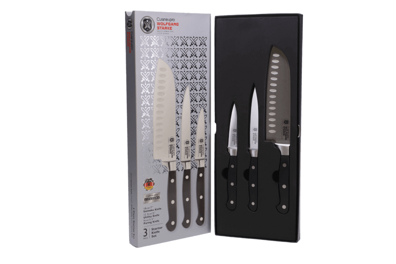 Cuisine::pro® WOLFGANG STARKE™ 3 Piece Kitchen Starter Knife Set