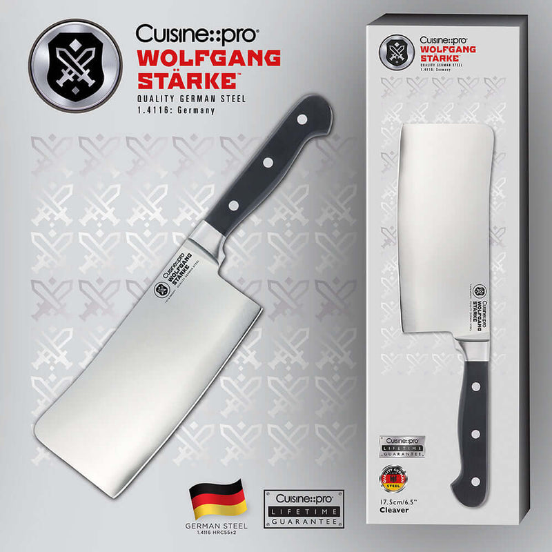 Cuisine::pro® WOLFGANG STARKE™ Couteau couperet 17,5 cm 6,5"