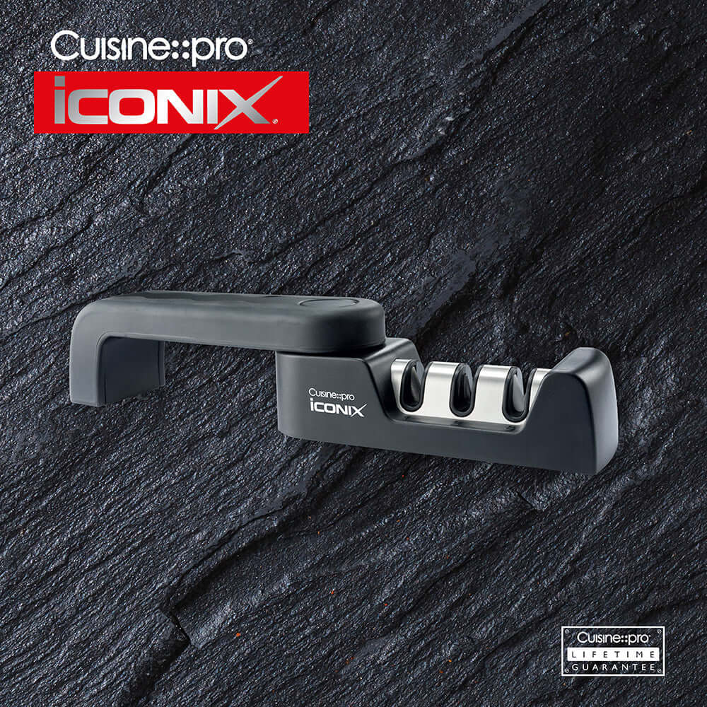 Cuisine::pro® iconiX® Folding 3 Step Knife Sharpener-1034488