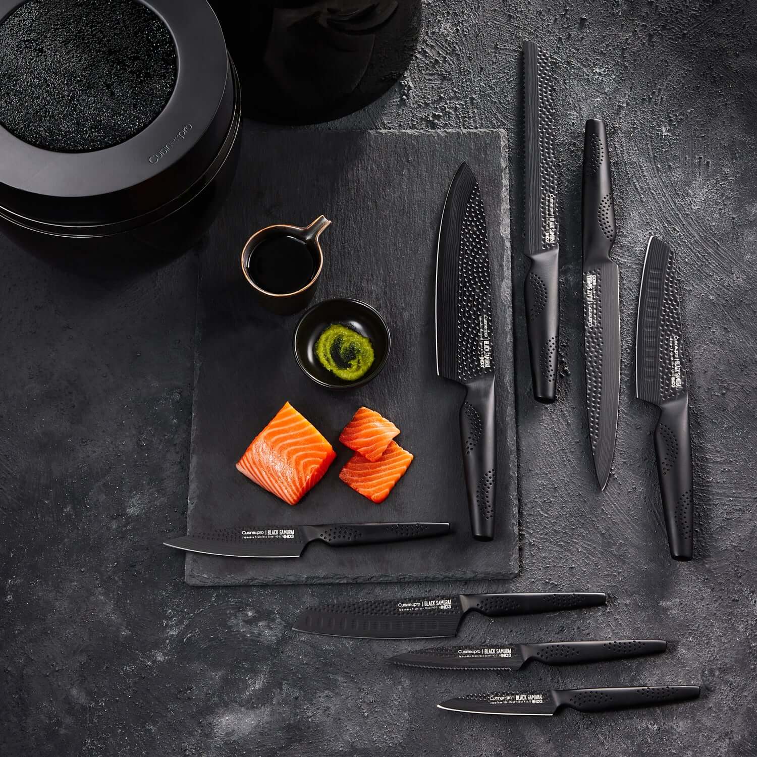 29 Piece Black Knife Block Cutlery Set with Kitchen Utensils, 29