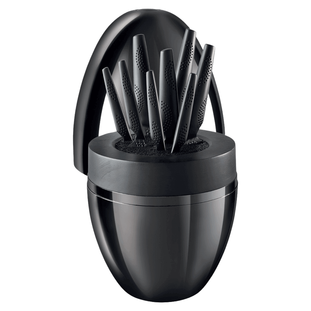 Personalization For Cuisine::pro® iD3® BLACK SAMURAI™ THE EGG 9-Piece Knife Block-TCC-1034490