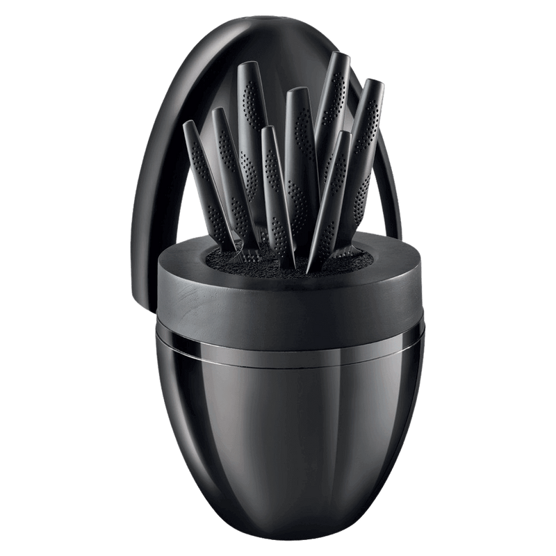 Personalization of iD3 BLACK SAMURAI™ THE EGG 9-Piece Knife Block