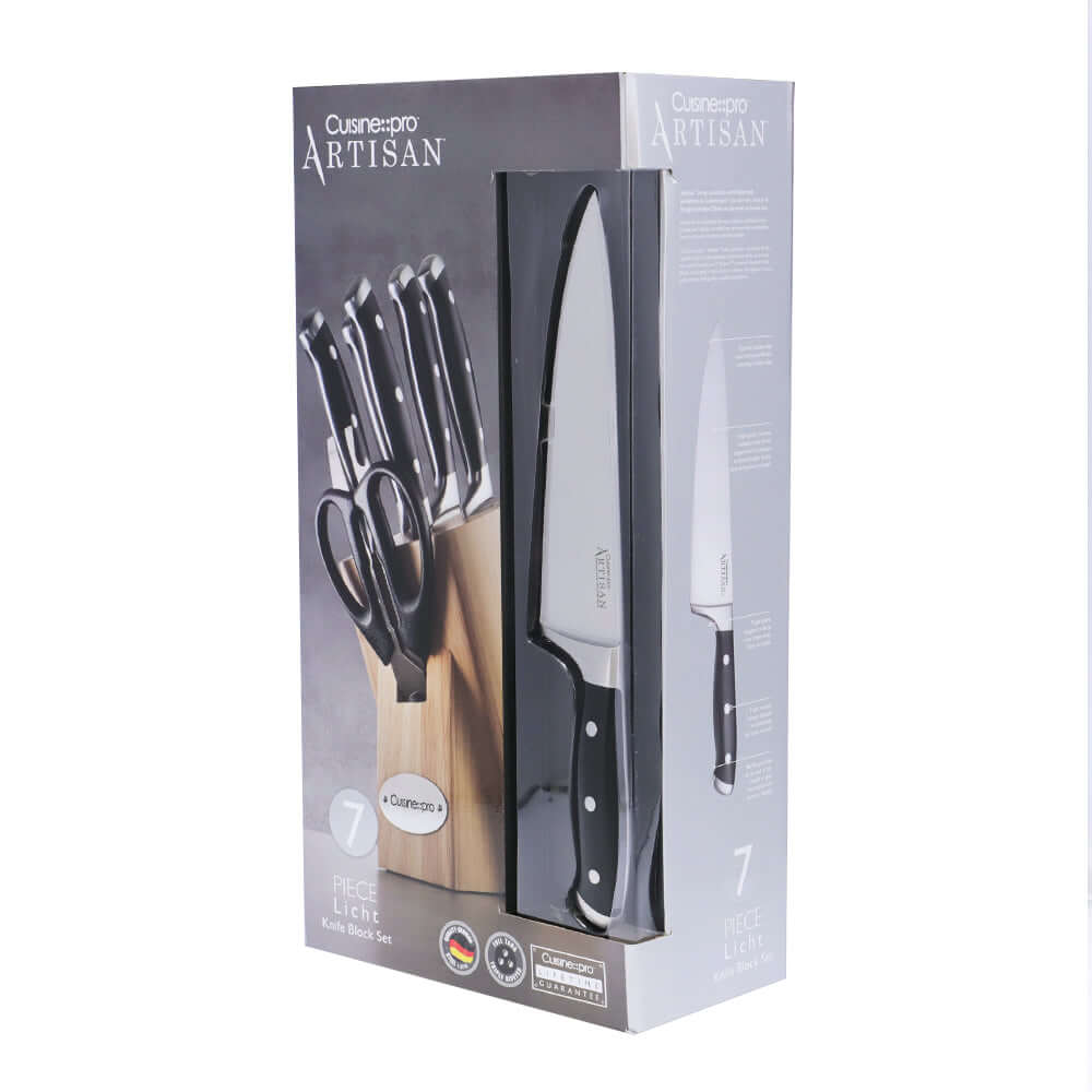 Cuisine::pro® Artisan™ Licht 7 Piece Knife Block-1034494