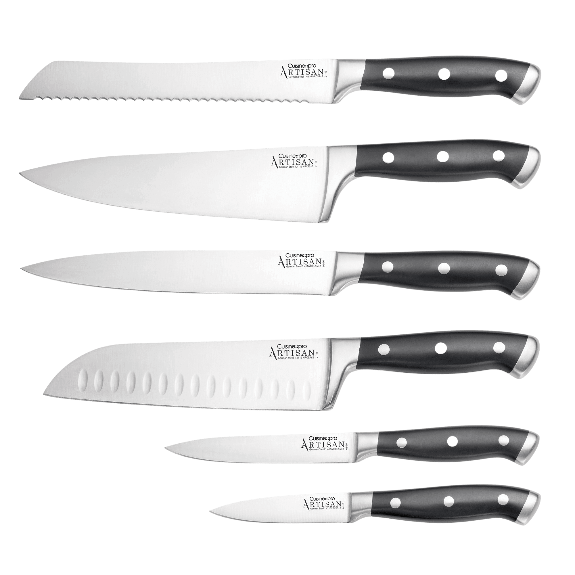 Cuisine::pro® ARTISAN™ Stahl 6-Piece Knife Block hover