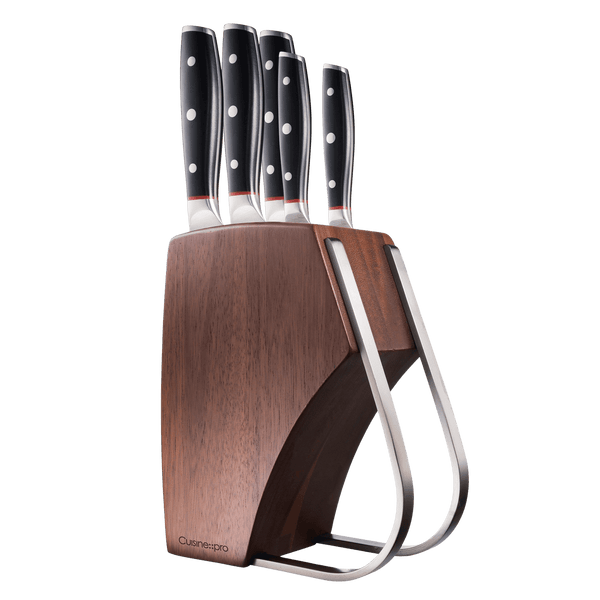 Køkken::pro® iconiX® Holz 6-delt knivblok