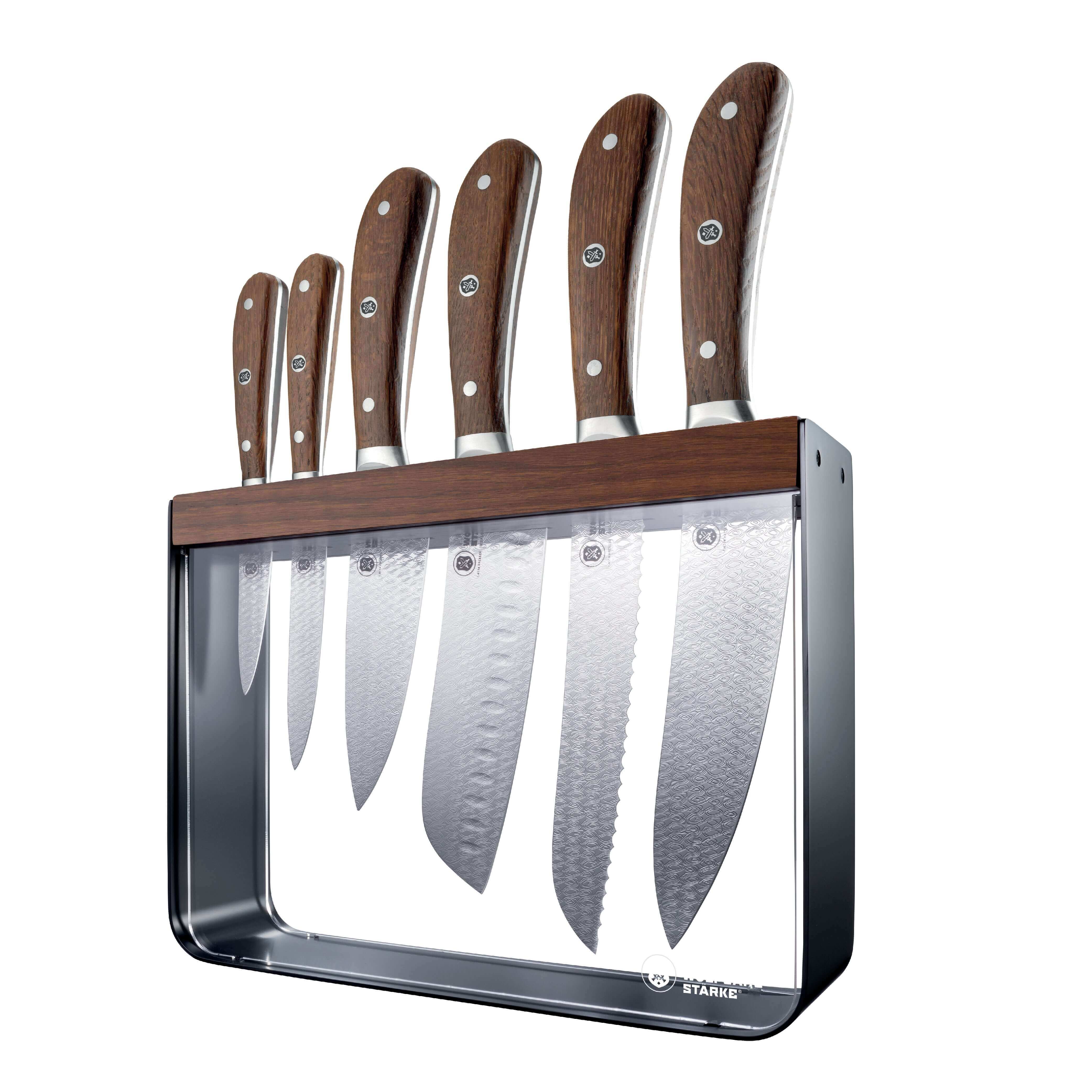 Cuisine::pro® WOLFGANG STARKE™ Oak Harz 7 Piece Knife Block-1041708