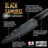 Cuisine::pro® iD3® BLACK SAMURAI™ Gozen Knife Block 7 Piece