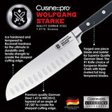 Cuisine::pro® WOLFGANG STARKE™ Ensemble de 3 couteaux de cuisine pour débutants