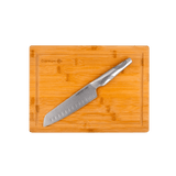 Cuisine::pro® iD3® Santoku Knife 18cm 7" & Board Set 25.5cm 10" x 35cm 13.7"