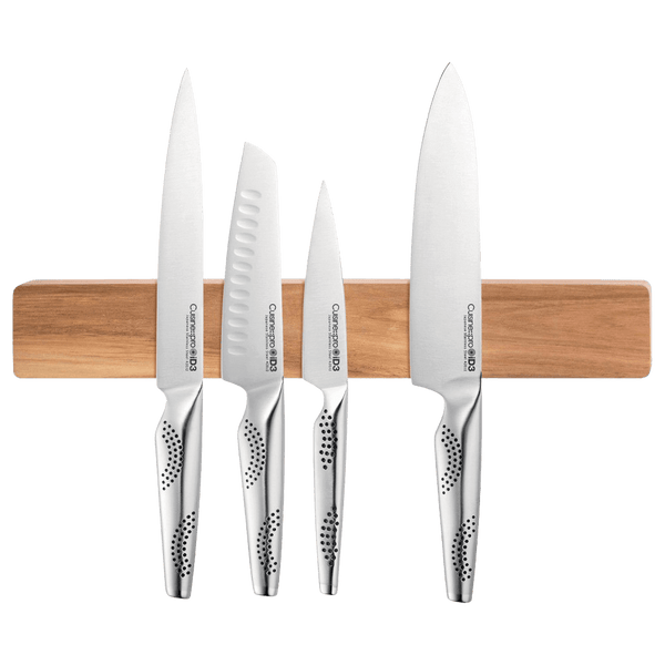 Køkken::pro® iD3® Magnetisk akacietræ Vægmonteret knivholder 40 cm 15,5 tommer