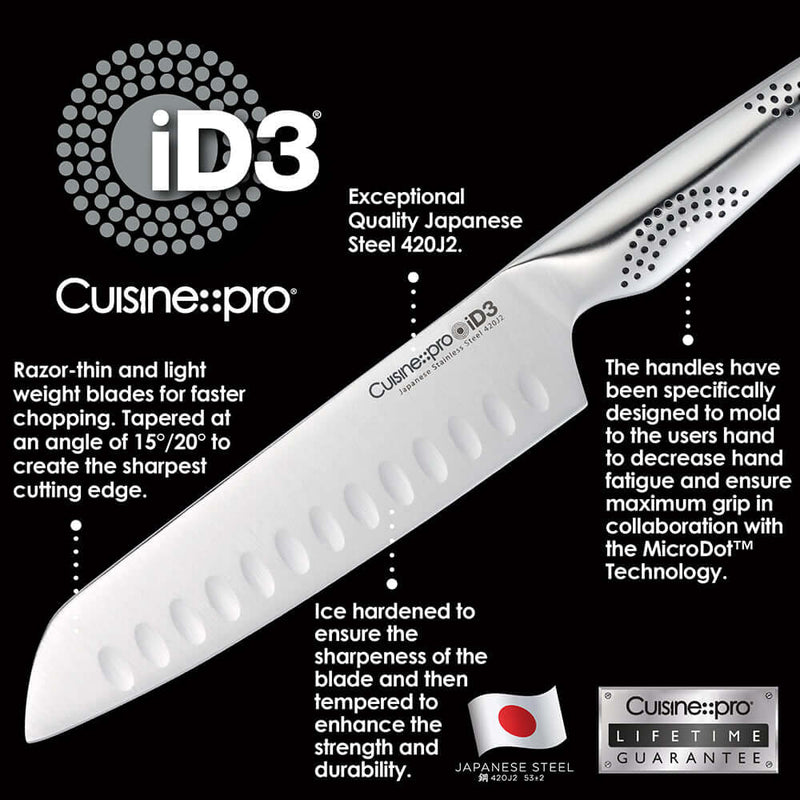 Cuisine::pro® iD3® Santoku Knife 18cm 7in