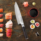 Bloc à couteaux 7 pièces Cuisine::pro® Damashiro® EMPEROR Mokuzai